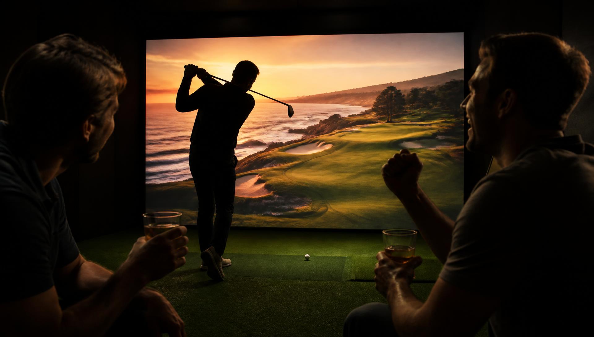 A corporate group playing and socialising at The Cave